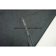 Dark Grey Wool Fabric for Suit with Viscose
